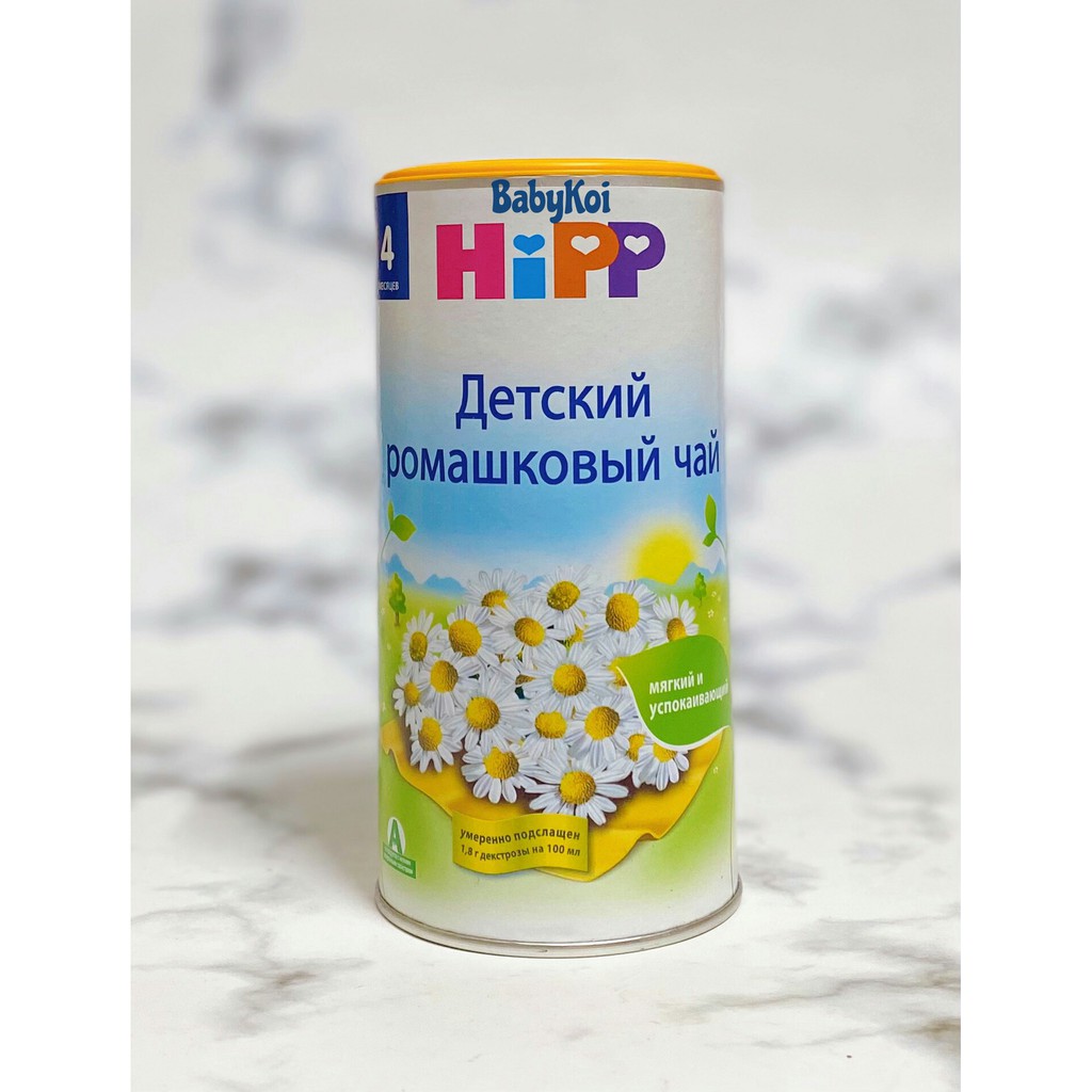 Trà Hoa quả Hipp nội địa Nga cho bé từ 4M (date mới 10/2021)