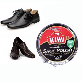 Xi Đánh Giày KiWi Hàng Thái Lan Xịn Màu Đen và Nâu - hàng chính hãng DKSH Việt Nam