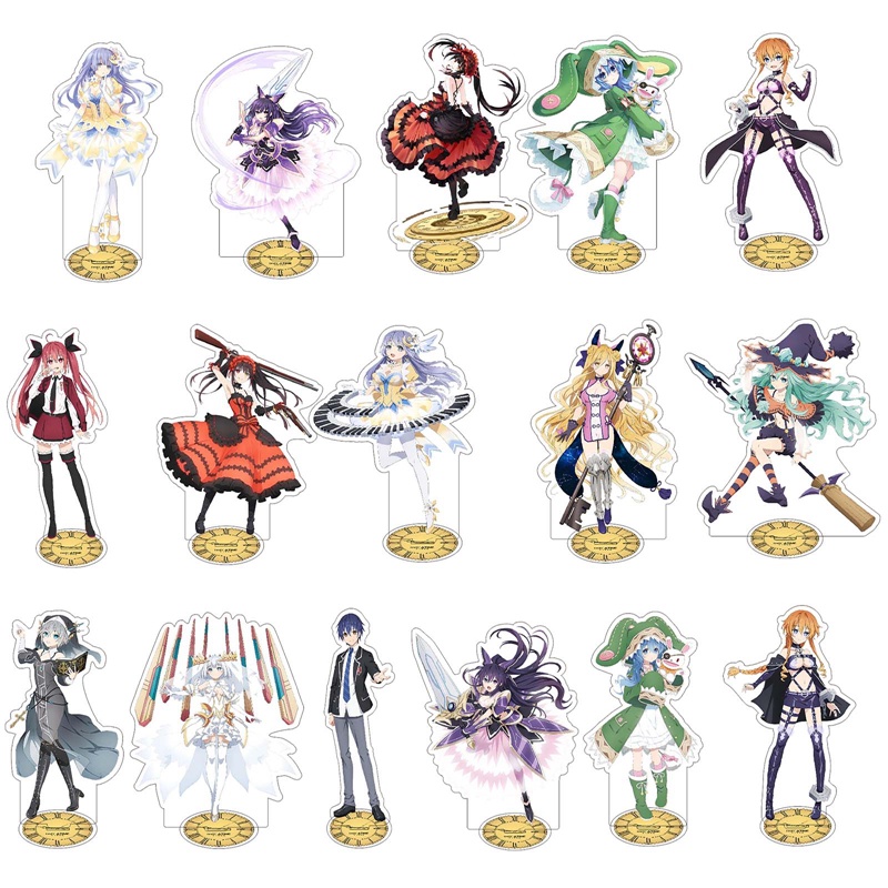 Móc Khóa Thiết Kế Phong Cách Anime Date A Live Độc Đáo