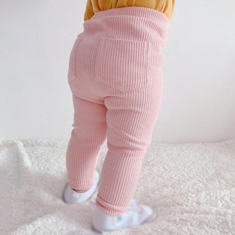Quần legging bằng cotton mỏng may túi thời trang cho bé