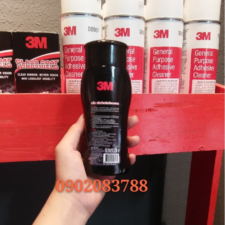 COMBO 3M- NƯỚC RỬA KÍNH Ô TÔ 3M- Glass Cleaner- CHẤT CHỐNG BÁM NƯỚC CHO KÍNH Ô TÔ 3M- GLASS COAT WINDSHIELD