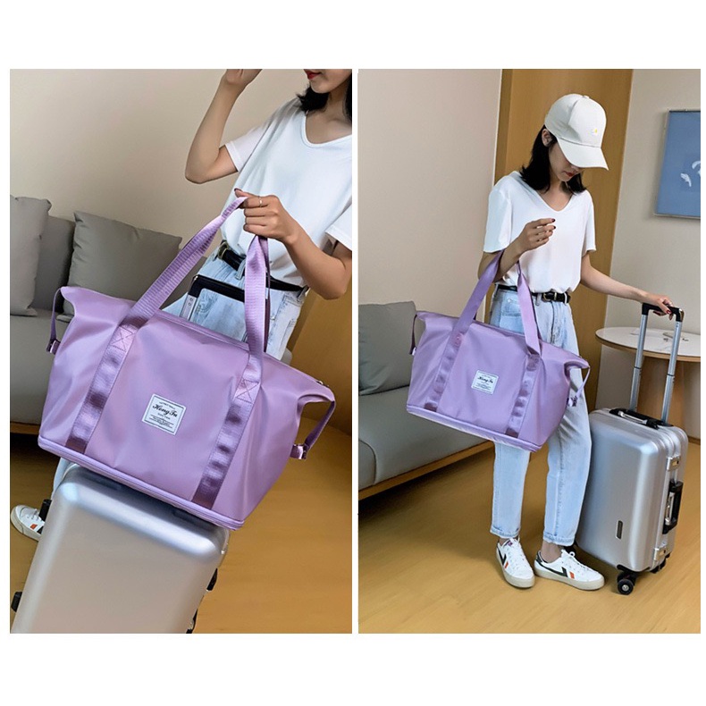 Túi Xách Du Lịch Cỡ Lớn Chống Nước 2 Tầng ,Túi Du Lịch Đa Năng Nam Nữ Đựng Quần Áo Mỹ Phẩm