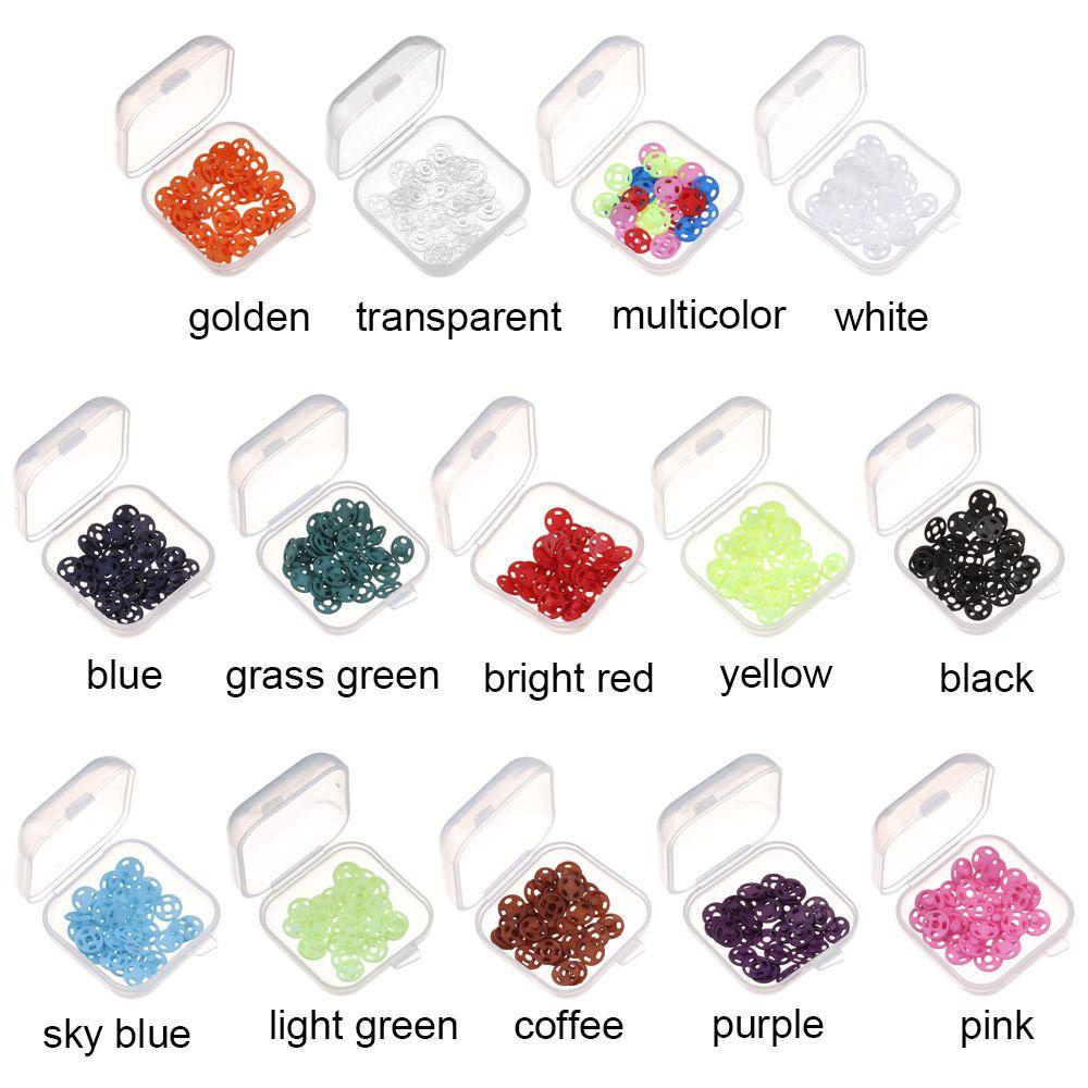 BEBETTERM Set 15 Nút Bấm Mini 7mm Chất Lượng Cao Cho Búp Bê