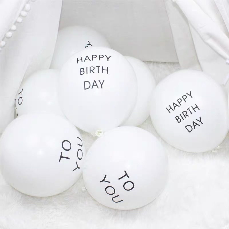 Set Trang Trí Sinh Nhật,Combo Sinh Nhật Phong Cách Hàn Quốc Cho Bé Trai Bé Gái,Tặng Bơm Bóng,Băng Keo,Bóng Tuổi