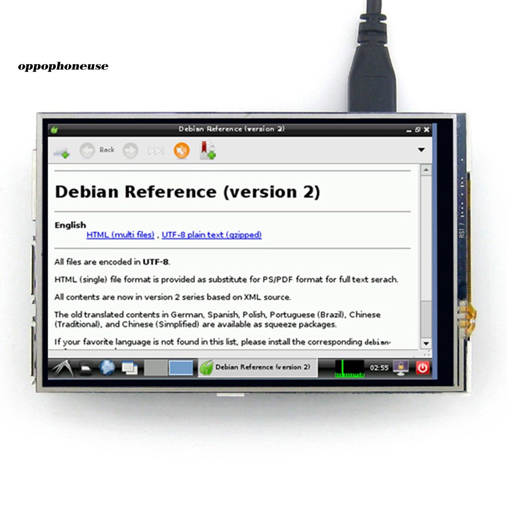 【OPHE】Màn hình LCD HD 3.5 inches + bút cảm ứng cho Raspberry Pi 2/3 Model B