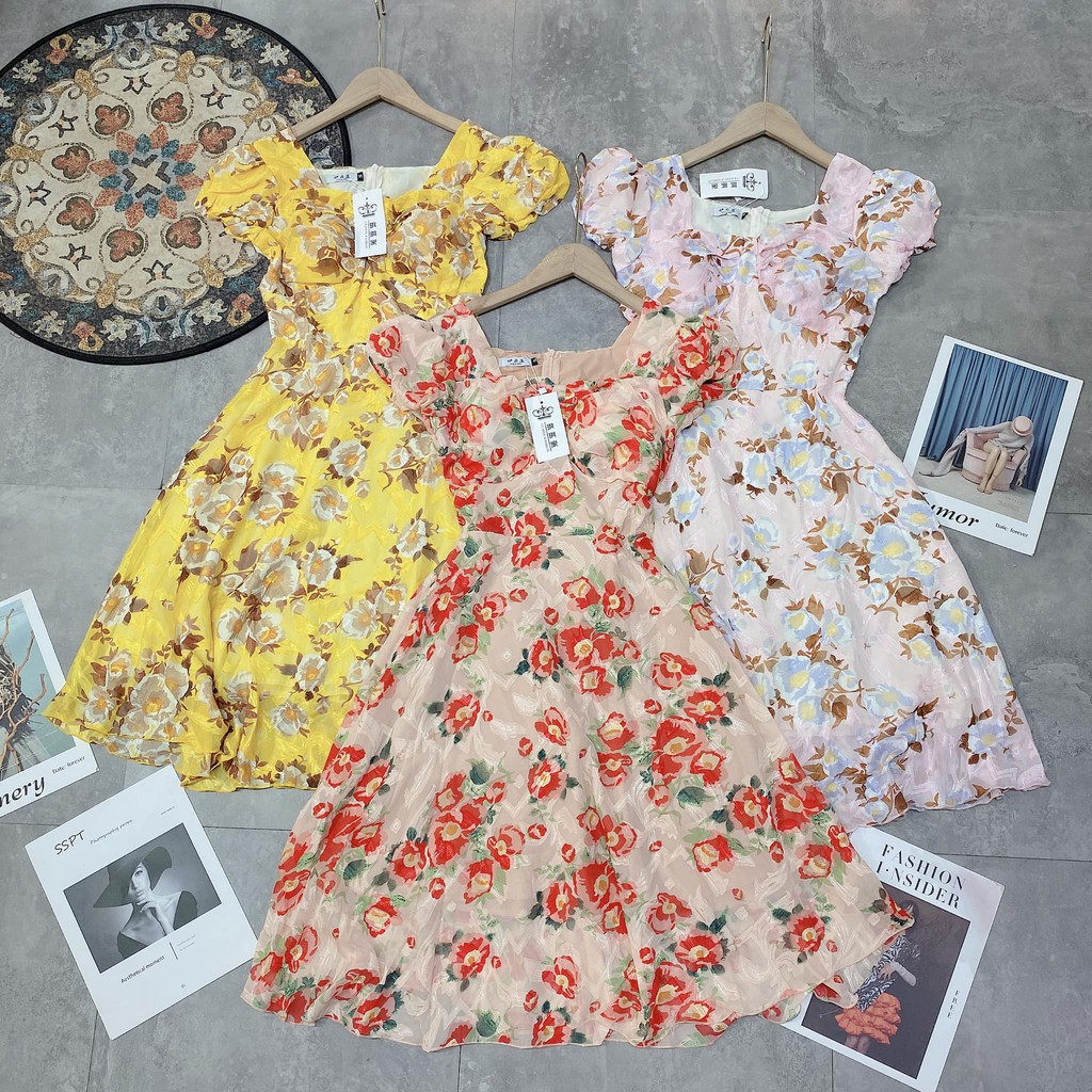 VÁY VOAN HOA ĐỆM NGỰC mềm mát 1000(Kèm ảnh thật,video) | BigBuy360 - bigbuy360.vn