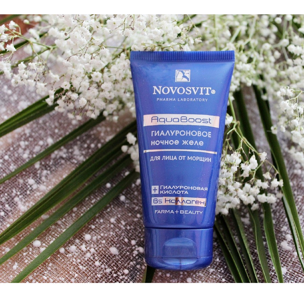 Gel thạch Novosvit với HA B5 Aqua Boost cấp nước, làm dịu, nuôi dưỡng da căng mượt