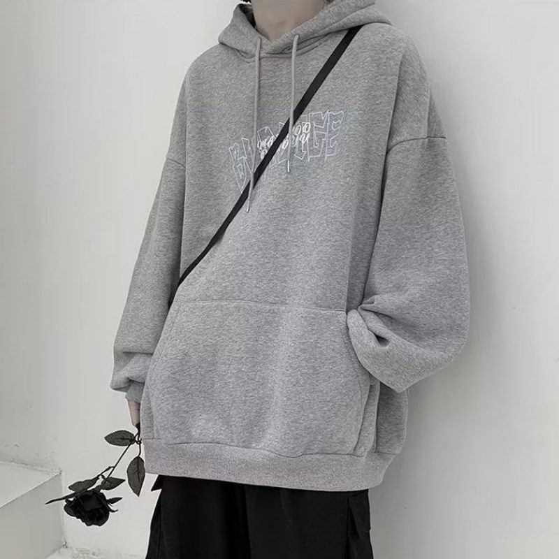 Áo Hoodie Tay Dài Oversize M-3XL In Họa Tiết Nghệ Thuật Thời Trang Mùa Đông Phong Cách Hàn Quốc Dành Cho Nam