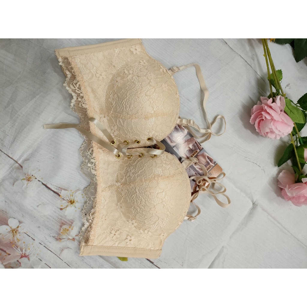 ÁO NGỰC CHỐNG TUỘT REN MẶC VÁY CƯỚI