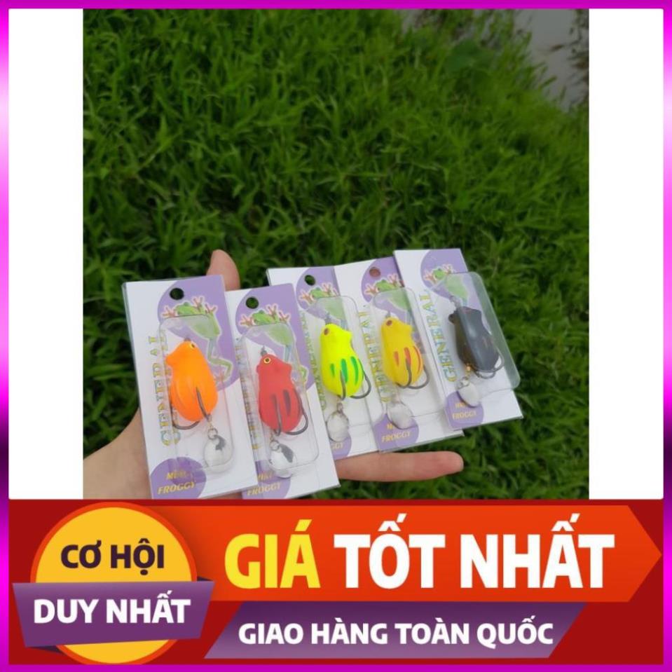 [Xả Kho 3 Ngày] Mồi hơi Thái Lan Mini Thunder Frog kèm thìa siêu nhạy cá