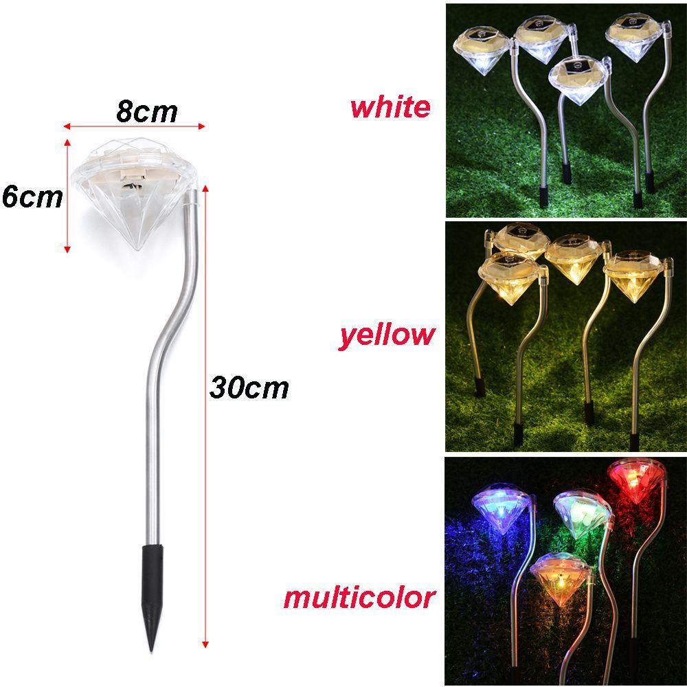 GOGOUP Bộ 4 Đèn Trang Trí Sân Vườn Dùng Năng Lượng Mặt Trời