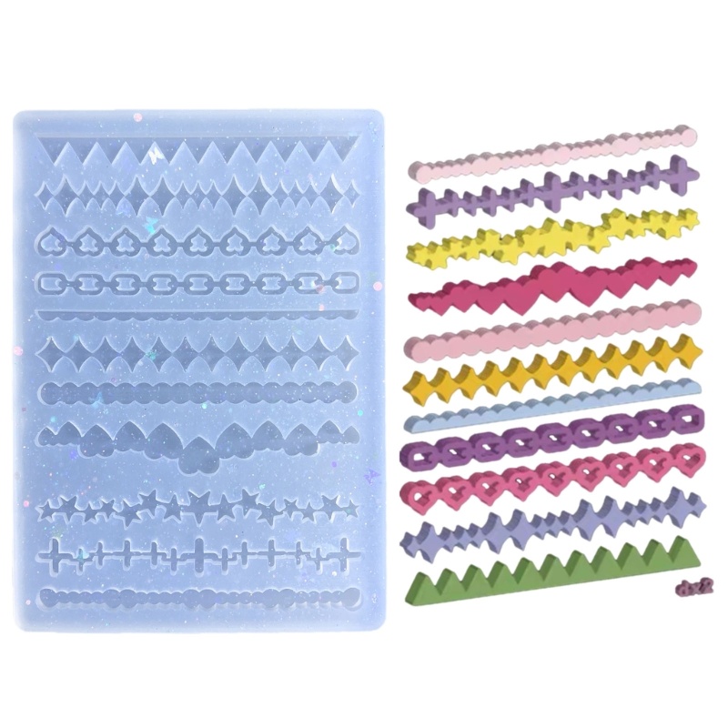 Khuôn Silicone Làm Trang Sức Thủ Công Dạng Cát Chảy