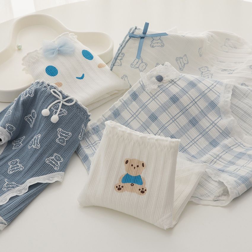 Quần lót nữ cotton đáng yêu mềm mịn, quần chíp siêu xinh với họa tiết dễ thương tôn dáng Bellar_bra L8035