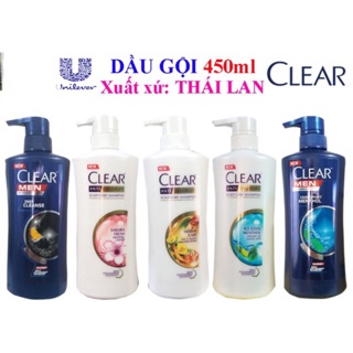 Dầu gội clear 450ml (hàng nhập khẩu thái lan)