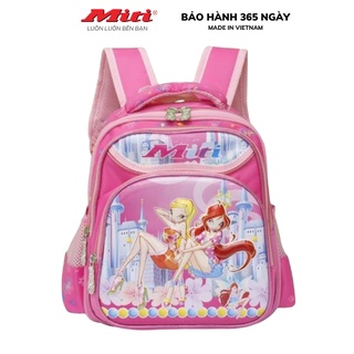 Balo Cho Bé Mẫu Giáo MiTi BL1034W Họa Tiết Bắt Mắt Siêu Gọn Nhẹ Ngăn Tiện Lợi