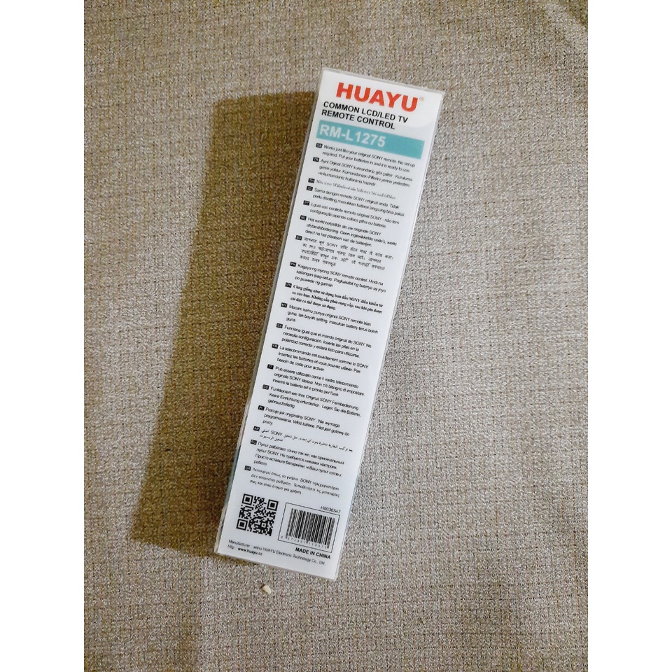 Remote Điều khiển TV Sony RM-L1275 đa năng các dòng tivi Sony LCD/LED/Smart TV- Hàng tốt tương thích 100%Tặng kèm Pin