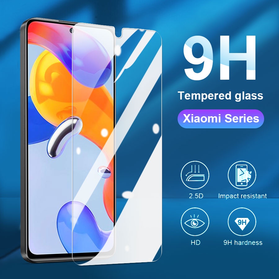 Kính Cường Lực Bảo Vệ Màn Hình Cho Xiaomi Mi 11T 10T 9T Pro 11 Lite Pocophone F1 Poco F2 F3 X3 NFC GT M3 M4 Pro 5G Redmi Note 11 11S 10 10s 9 9s 8 7 Pro Max 5G 9T 10 9 9A 9C 8 8A 7 7A 6 6A