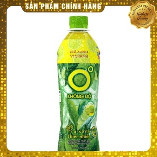 1 chai trà xanh không độ 500ml