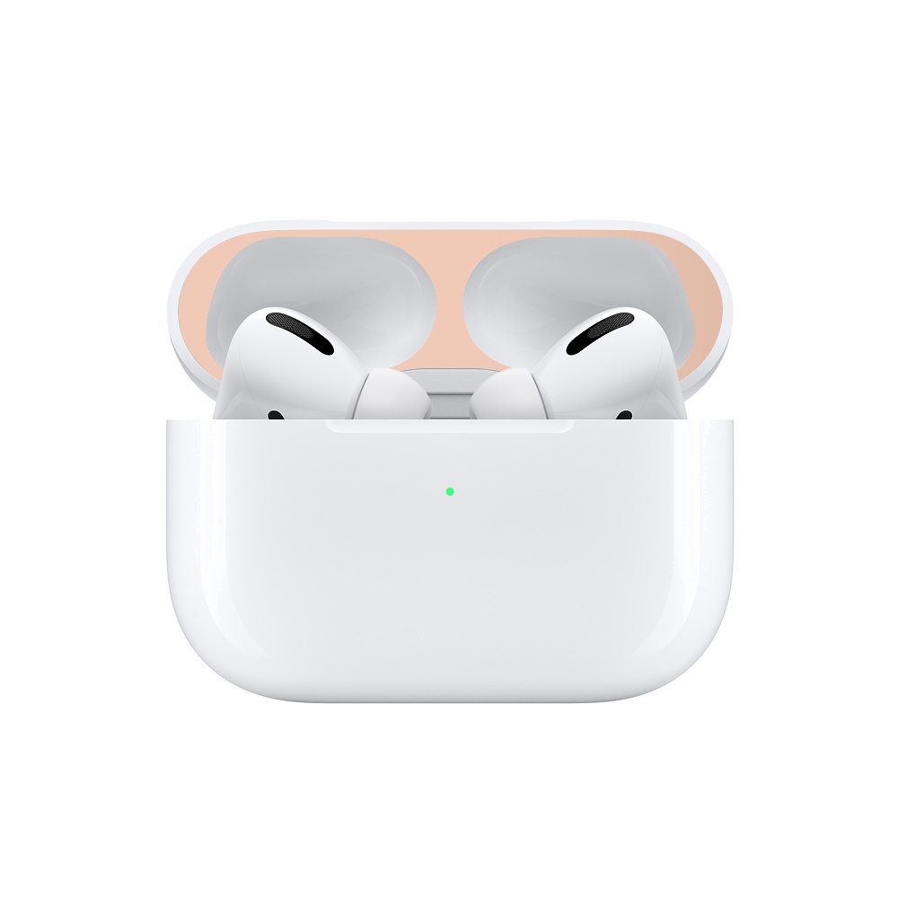 Miếng dán kim loại siêu mỏng chống bụi cho hộp sạc tai nghe Airpod Pro