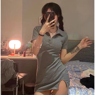 ĐẦM BODY CỔ POLO LEN GÂN