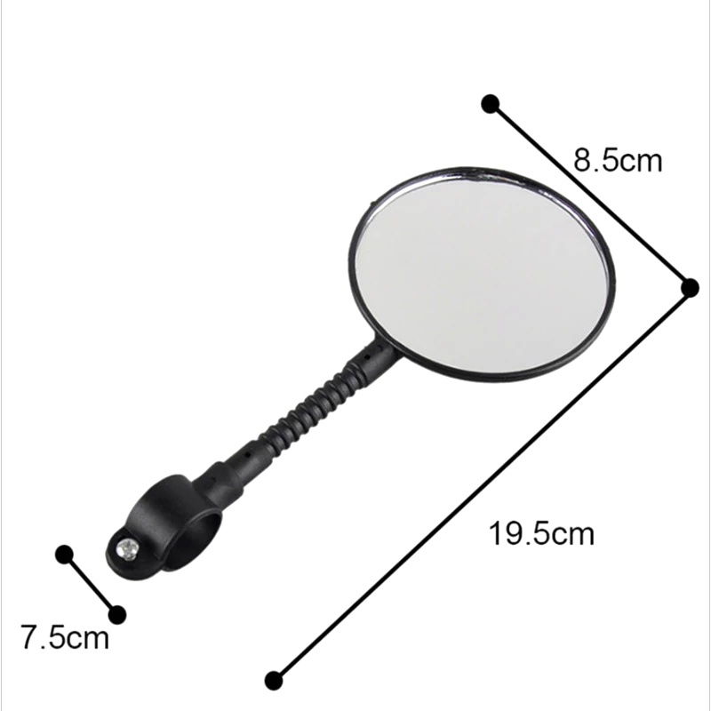 Set 2 kính chiếu hậu linh hoạt chất lượng cao gắn tay lái xe đạp