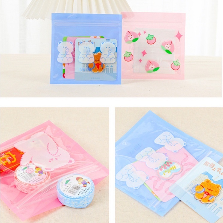 Bộ 5 Túi Zip Trong Suốt Đựng Trang Sức Tiện Lợi