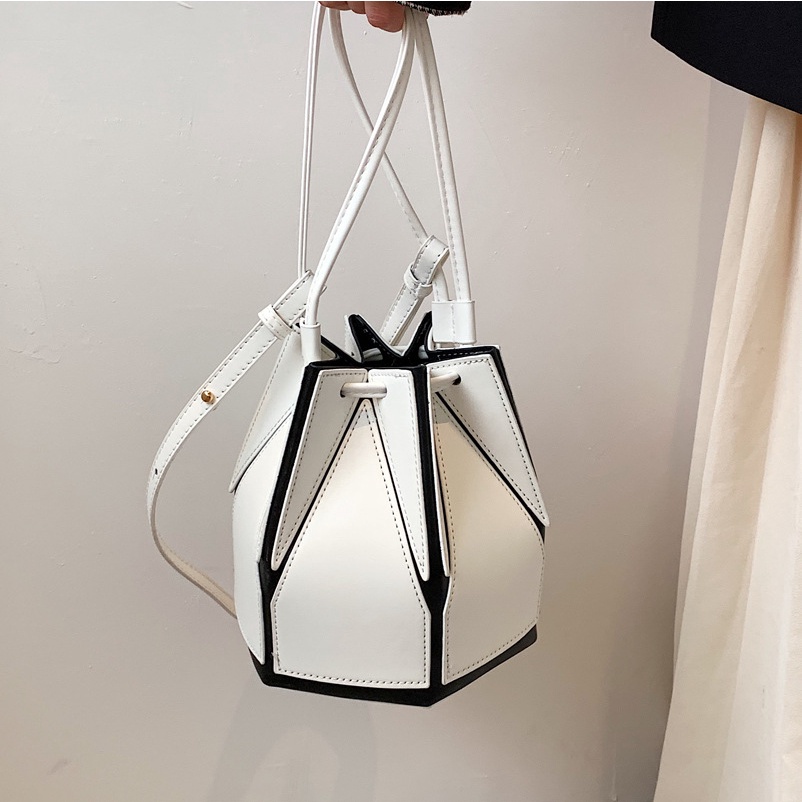 Túi đeo chéo JASMIN NOIR da PU thiết kế đơn giản cho nữ