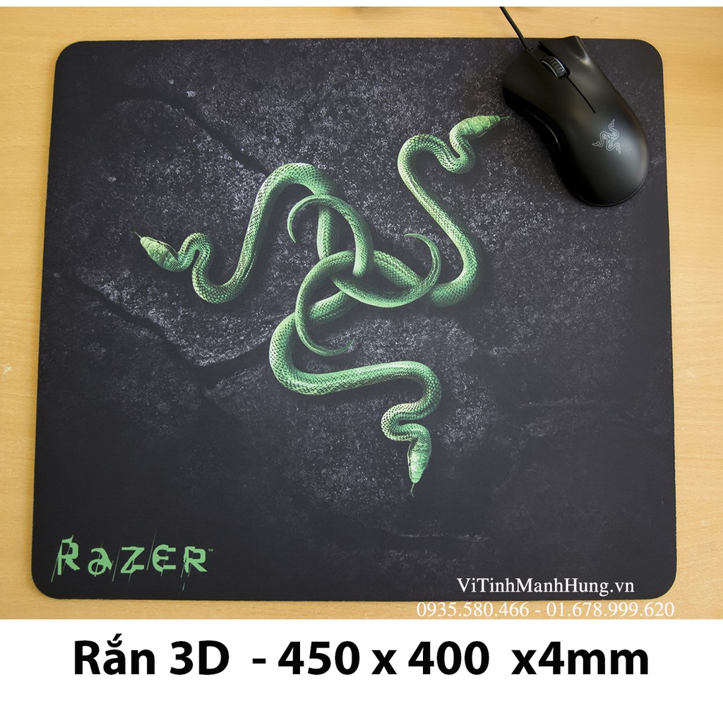 Lót chuột - Mouse Pad QCK in hình Gaming: 45cm x 40cm x 4mm.
