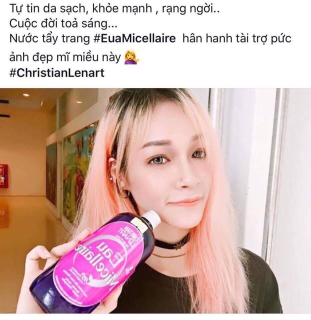 Nước tẩy trang CHRISTIAN LENART EAU MICELLAIRE