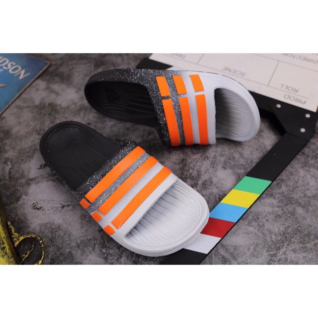 (Hot) Dép Adidas 3 Sọc Đúc Quai Ngang Màu HOT SIÊU BỀN _CÓ ẢNH THẬT_[ GIÁ RẺ SIÊU BẤT NGỜ ]