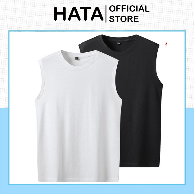 Áo Thể Thao Ba Lỗ Tanktop Vải Thun Lạnh form rộng kiểu trơn Cực Hot - Hata24h
