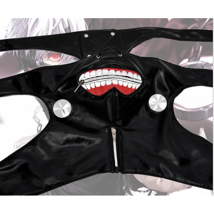 Set trang phục mặt na cosplay Nhân Vật Ken Kaneki Tokyo Ghoul