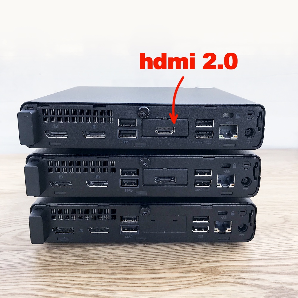 [Đúng hình] HP EliteDesk 800 G4 - Prodesk 400 / 600 G4 mini pc - HDMI 2.0 60hz - i7 8700T Win10