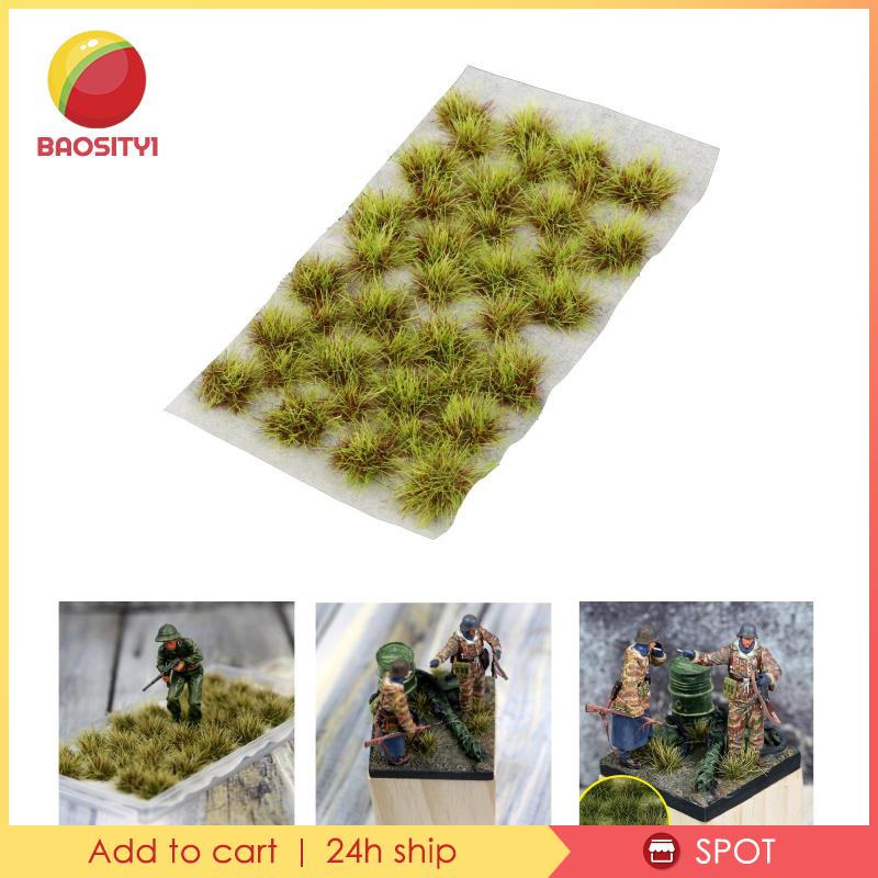 Hộp 39 cụm cỏ trang trí mô hình bốn mùa có keo dán tiện lợi