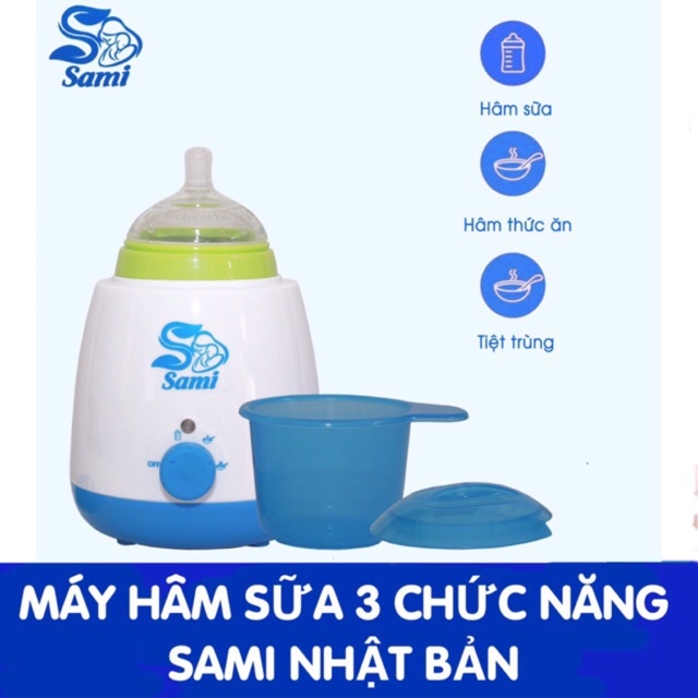 Máy hâm sữa tiệt trùng 3 CN Sami - Nhật Bản