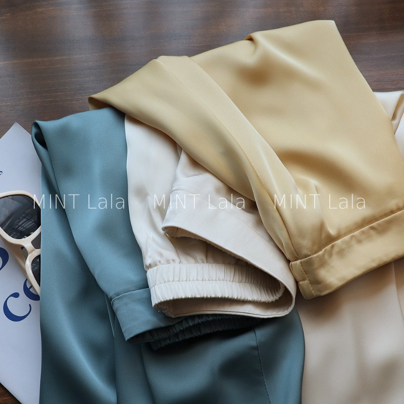 Chân Váy Lụa Satin Xòe Chữ A Dáng Dài Cao Cấp - HÀNG QUẢNG CHÂU