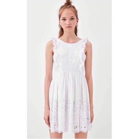 đầm Zara 2 dây - hàng vnxk