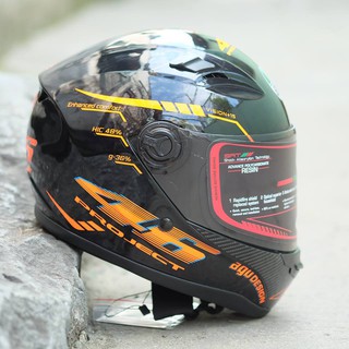 Nón Fullface AGU tem 46 cam