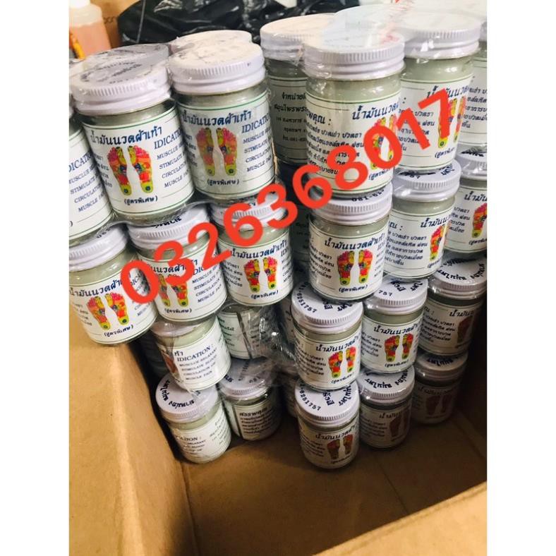 Dầu massage chân thái lan, cao dưỡng ấm chân