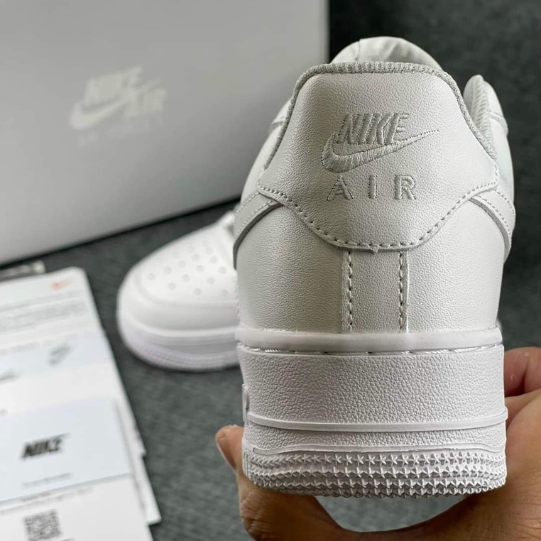 Giày Thể Thao Nam Nữ All White, Giày AF1 Trắng [ Air Force 1 Hàng Đẹp Full Box Bill ]