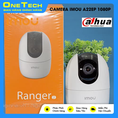 Camera IP Wifi IMOU A22EP 2MP/ Full HD 1080P - Đàm thoại 2 chiều, cảnh báo chuyển động