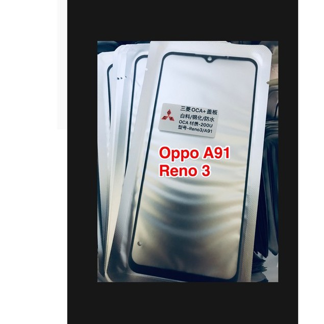 Kính liền keo ép màn điện thoại Oppo A91