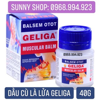 Dầu Cùa Là Geliga ( Dầu Cù Là Lửa) Indonesia 40g