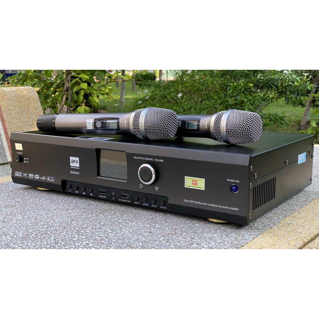 ĐẨY LIỀN VANG LIỀN MICRO KHÔNG DÂY BFAUDIOPRO BMS600 CHÍNH HÃNG