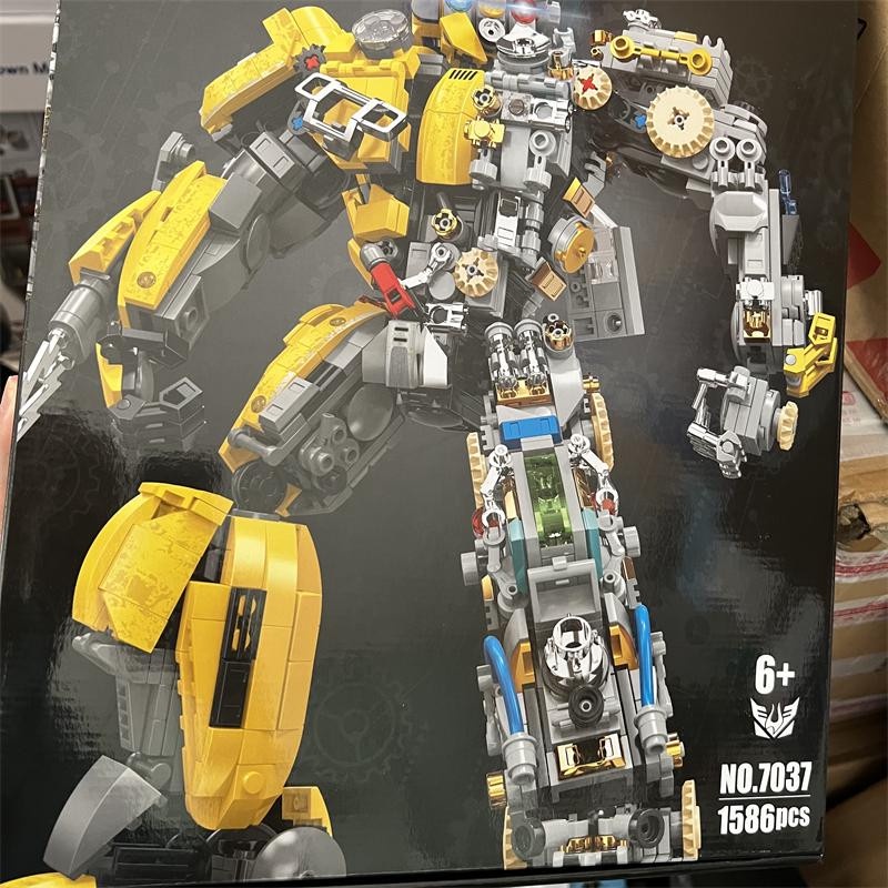 Đồ chơi lắp ráp mô hình Robot Biến Hình LW7037 Rhubarb Peak LW7038 Optimus Prime King Kong Mecha