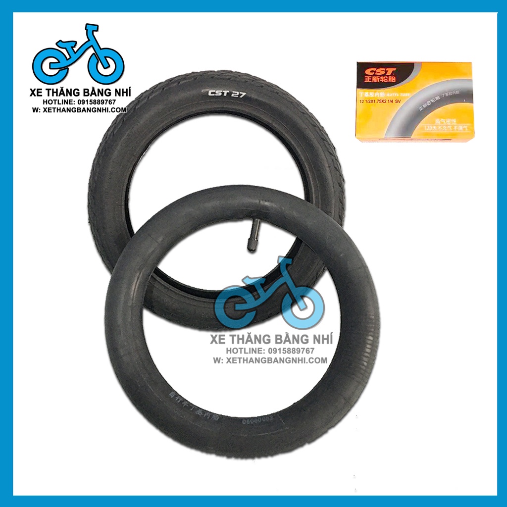 Lốp xe đạp, xe thăng bằng CST 12 inch