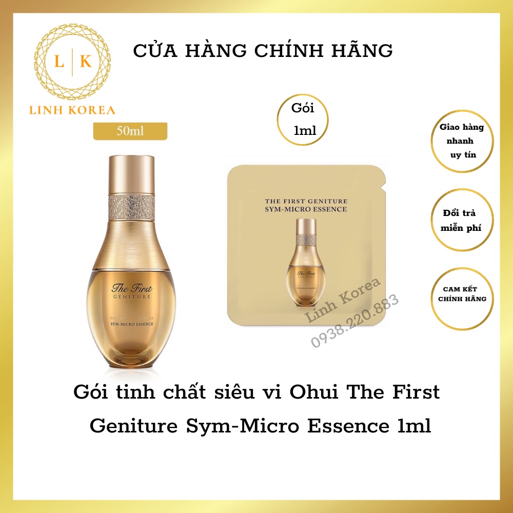 Gói tinh chất siêu vi Ohui The First Geniture Sym-Micro Essence 1ml