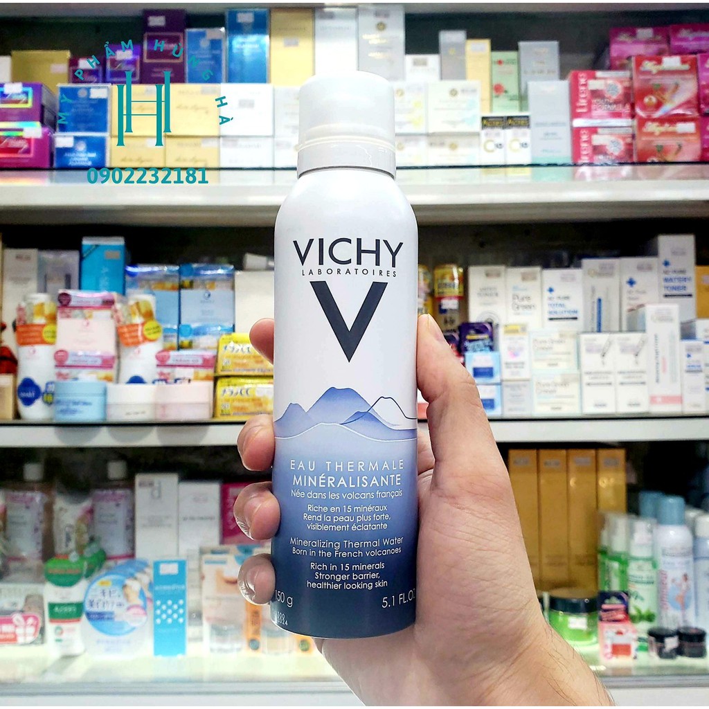 Xịt khoáng Vichy, xịt khoáng dưỡng da 150ml