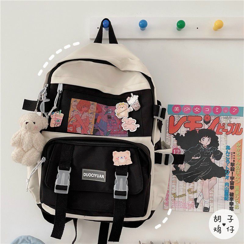 Balo Học Sinh Đi Học Đựng Sách Vở - Balo Ulzzang Nam nữ thời trang học sinh sinh viên laptop giá rẻ cấp 1 2