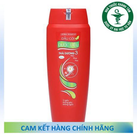 ! ! Dầu Gội Dược Liệu Thái Dương 3 200Ml